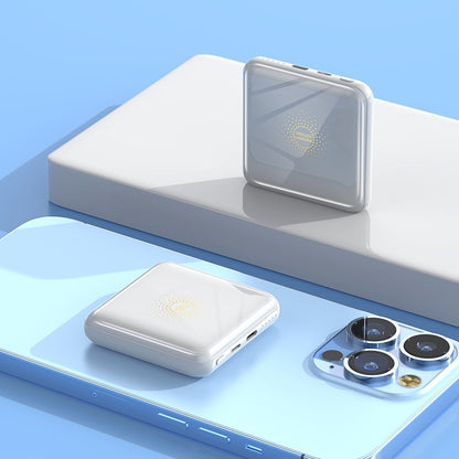 Compact Power Bank 10000 MA Wireless Fast Charging Ultra-Thin Portable Smart Universal
