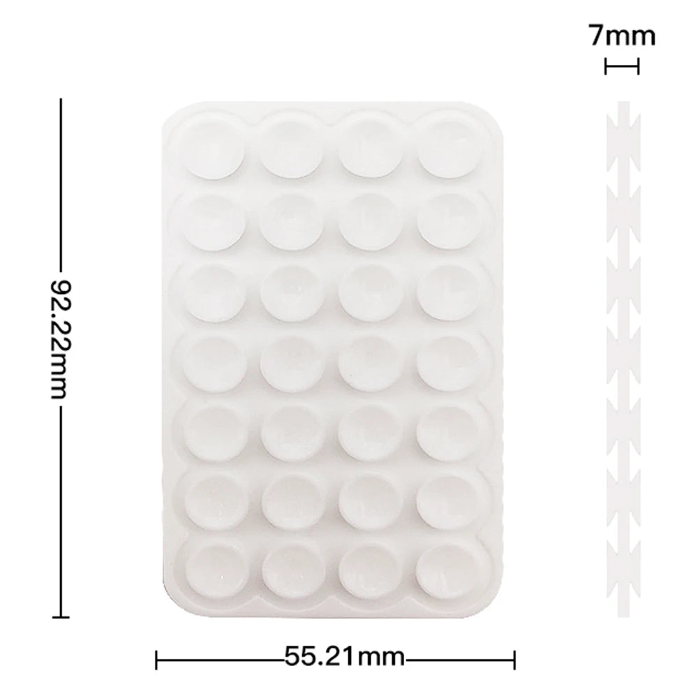  Double Sided Silicone Suction Cup Phone Mount for All Phones