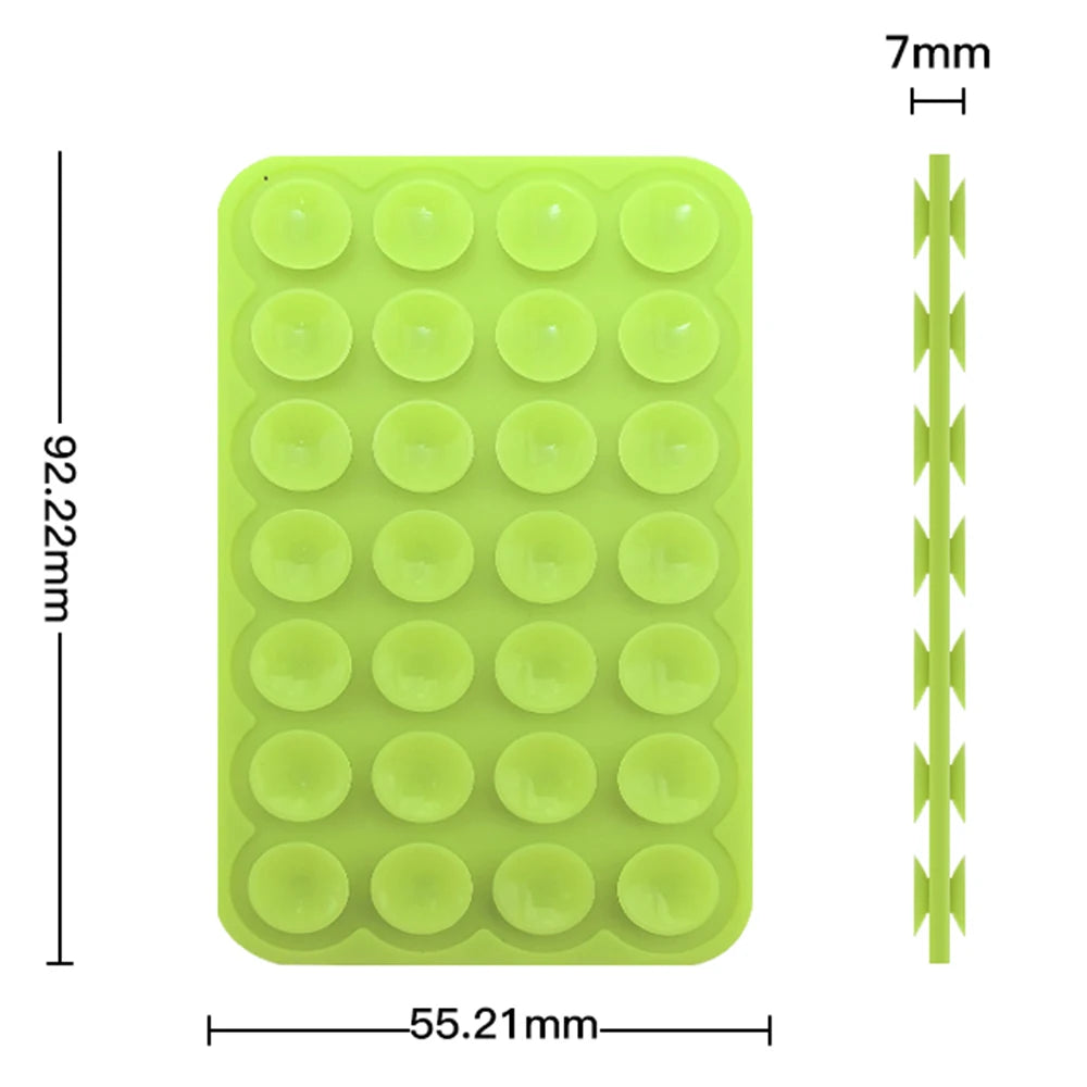  Double Sided Silicone Suction Cup Phone Mount for All Phones