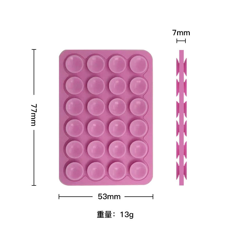  Double Sided Silicone Suction Cup Phone Mount for All Phones