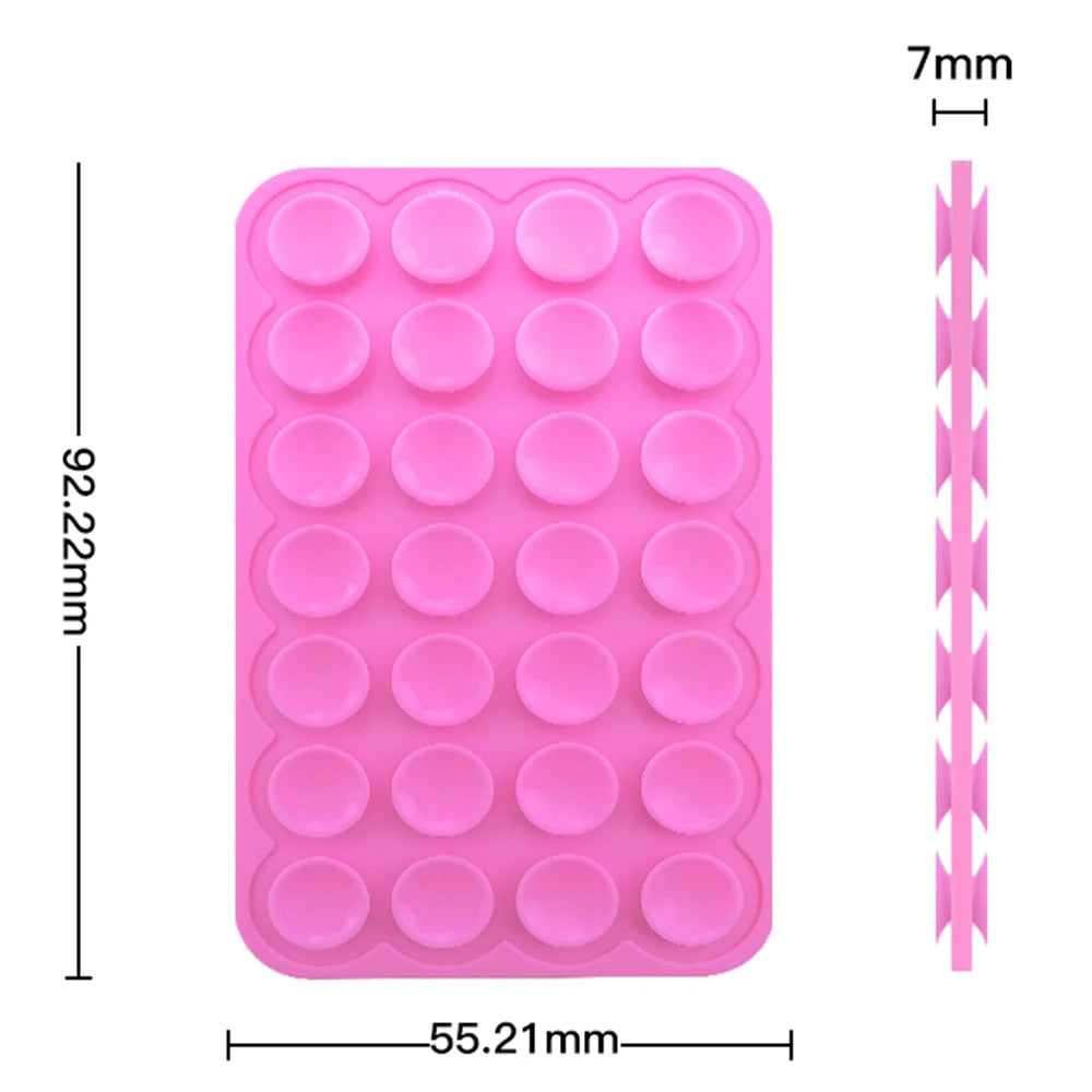  Double Sided Silicone Suction Cup Phone Mount for All Phones