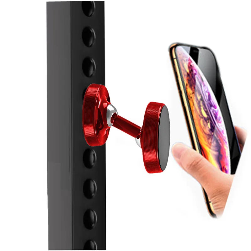 Dual-Head Magnet Mobile Phone Holder for Treadmill Fitness Car Home Double Magnetic Gym Mobile Phone Holder