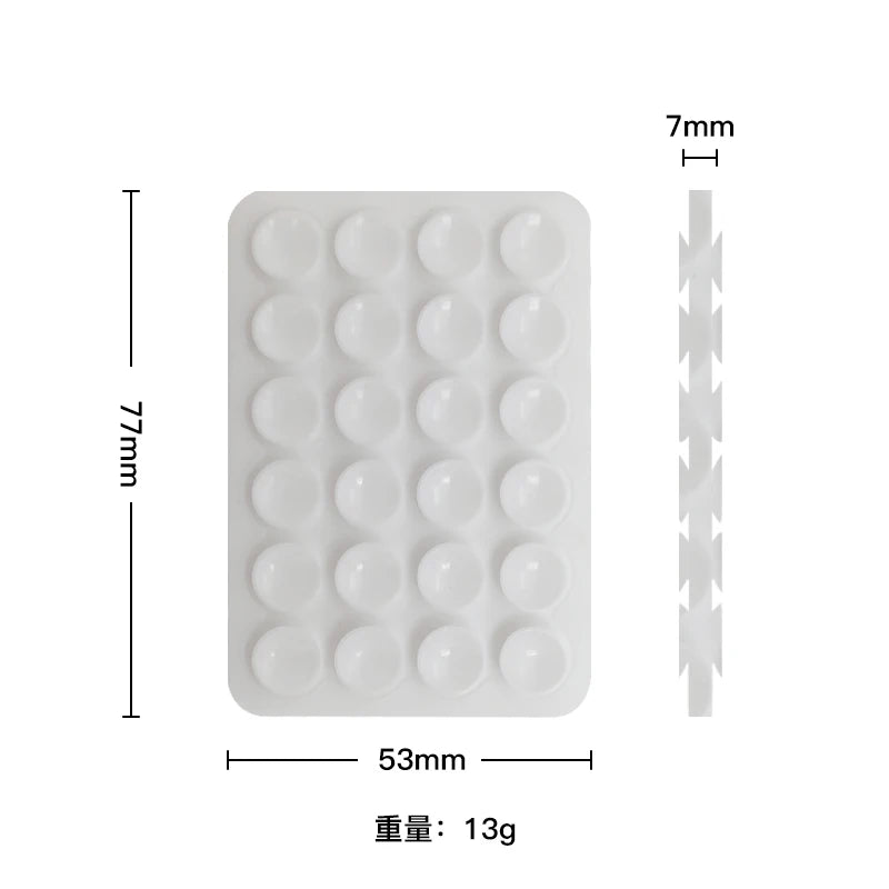  Double Sided Silicone Suction Cup Phone Mount for All Phones
