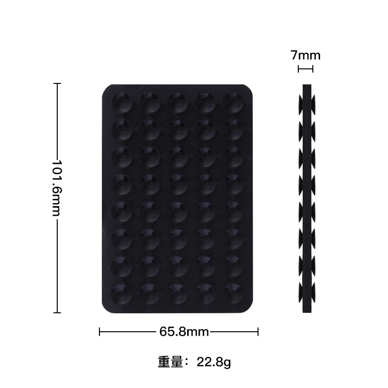  Double Sided Silicone Suction Cup Phone Mount for All Phones