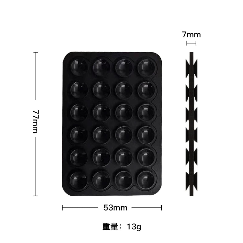  Double Sided Silicone Suction Cup Phone Mount for All Phones