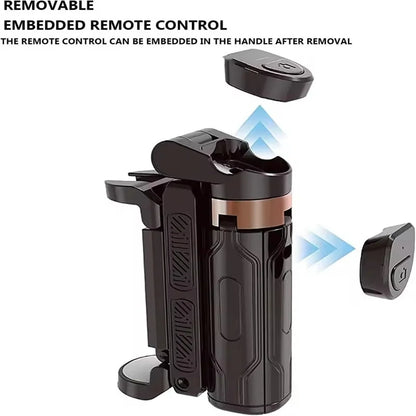 Mobile Selfie Stick Handle, Tripod Photography Tool Handheld Stabilizer Shooting Assistant Multifunctional Portable Stand
